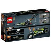 Constructor pentru copii LEGO Dragster Dragster/ Green photo 2