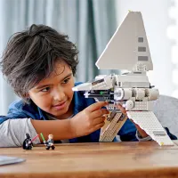 Constructor pentru copii LEGO Imperial Shuttle Navă spațială/ Gray photo 6
