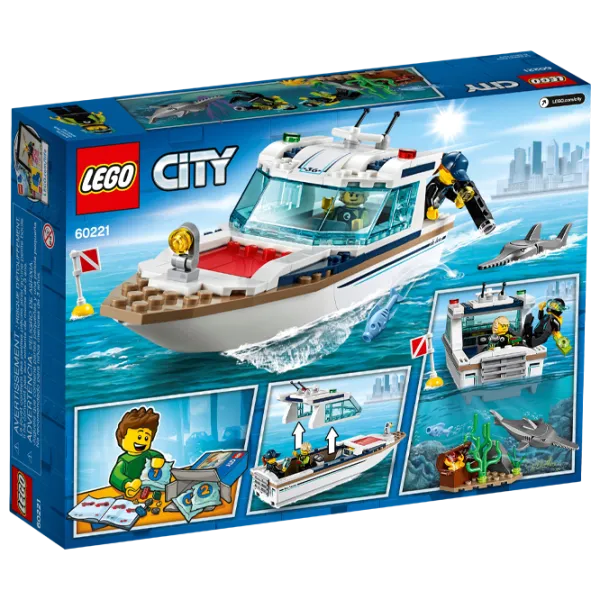 Детский конструктор LEGO Diving Yacht Судно/ Белый photo 2