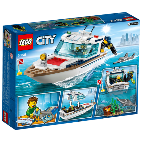 Детский конструктор LEGO Diving Yacht Судно/ Белый photo 2