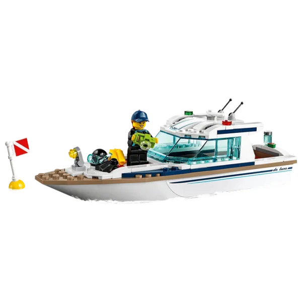 Детский конструктор LEGO Diving Yacht Судно/ Белый photo 3