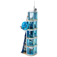 Constructor pentru copii LEGO Avengers Tower Battle Clădire/ Multicolor photo 2