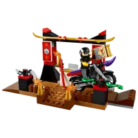 Constructor pentru copii LEGO Zane's Ninja Boat Pursuit Ninjago/ Red photo 3