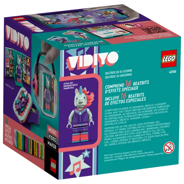 Constructor pentru copii LEGO Unicorn DJ BeatBox DJ BeatBox/ Multicolor photo 2