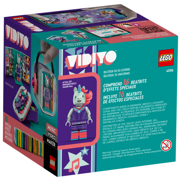 Constructor pentru copii LEGO Unicorn DJ BeatBox DJ BeatBox/ Multicolor photo 2