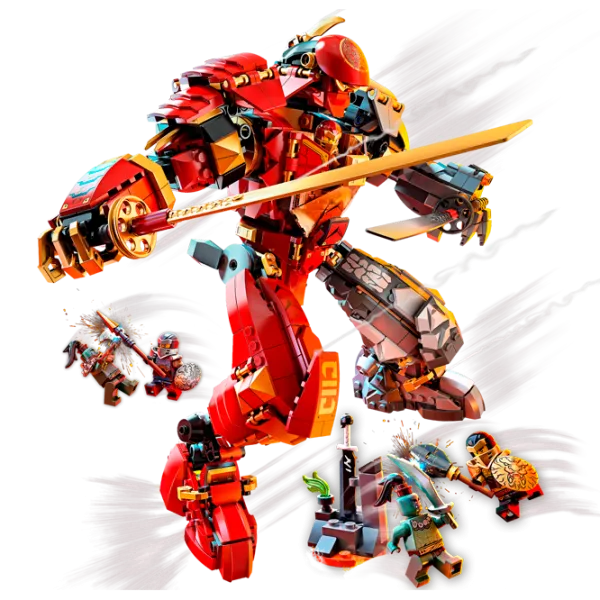 Детский конструктор LEGO Fire Stone Mech Ниндзяго/ Разноцветный photo 2