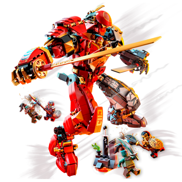 Детский конструктор LEGO Fire Stone Mech Ниндзяго/ Разноцветный photo 2