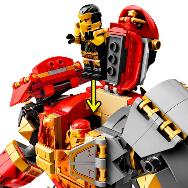 Детский конструктор LEGO Fire Stone Mech Ниндзяго/ Разноцветный photo 3