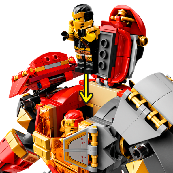 Детский конструктор LEGO Fire Stone Mech Ниндзяго/ Разноцветный photo 3