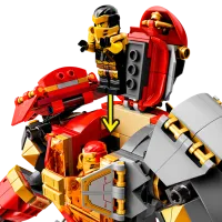 Constructor pentru copii LEGO Fire Stone Mech Ninjago/ Multicolor photo 3