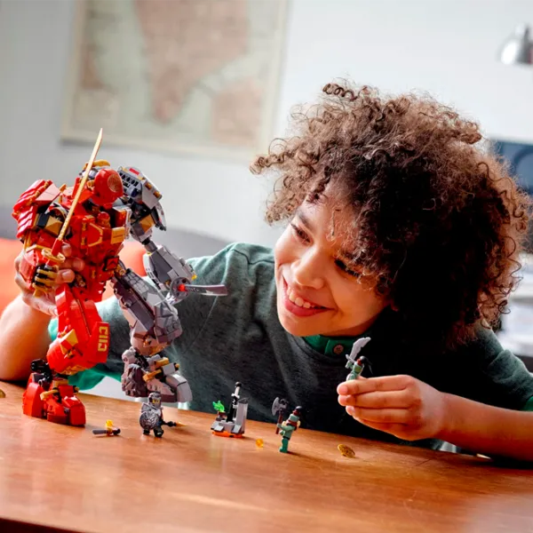 Детский конструктор LEGO Fire Stone Mech Ниндзяго/ Разноцветный photo 4