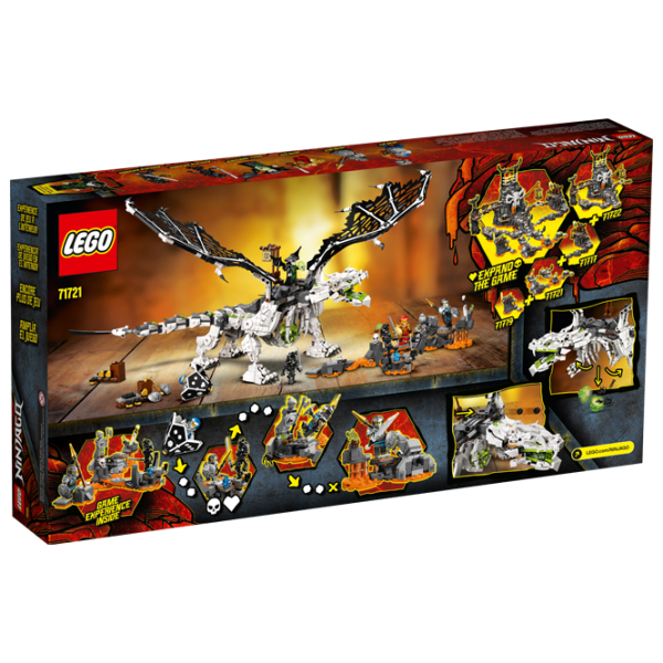 Детский конструктор LEGO Skull Sorcerer's Dragon Дракон/ Красный photo 2