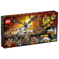 Constructor pentru copii LEGO Skull Sorcerer's Dragon Dragonul/ Red photo 2
