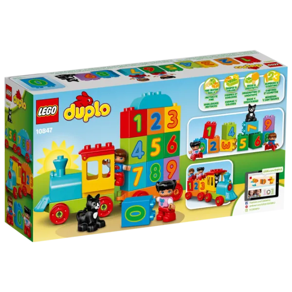 Конструктор LEGO Number Train Поезд/ Зелёный photo 2