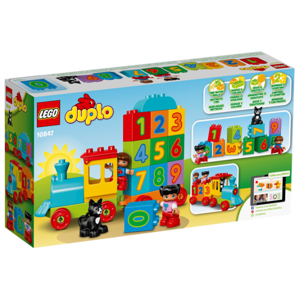 Конструктор LEGO Number Train Поезд/ Зелёный photo 2