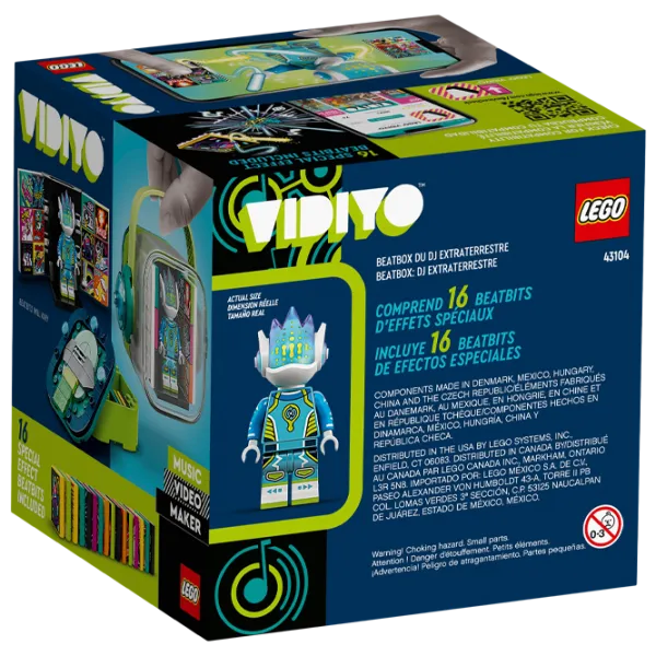 Детский конструктор LEGO Alien DJ BeatBox Чужой ди-джей/ Синий photo 2