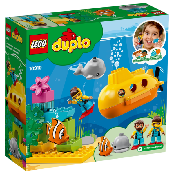 Конструктор LEGO Submarine Adventure Подводная лодка/ Желтый photo 2