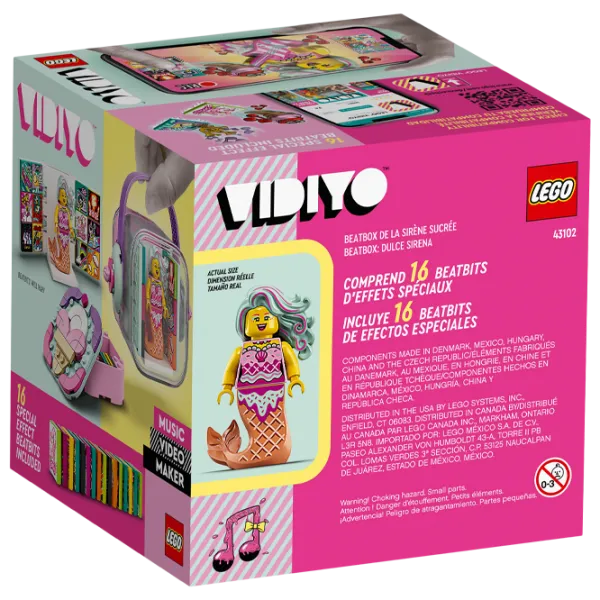Детский конструктор LEGO Candy Mermaid BeatBox Русалка/ Розовый photo 2
