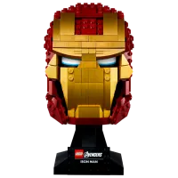 Constructor LEGO Iron Man Helmet Cască/ Red photo 2
