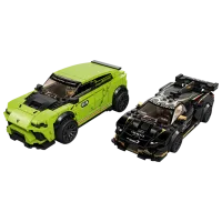Constructor pentru copii LEGO Urus ST-X & Lamborghini Huracan Auto/ Multicolor photo 2