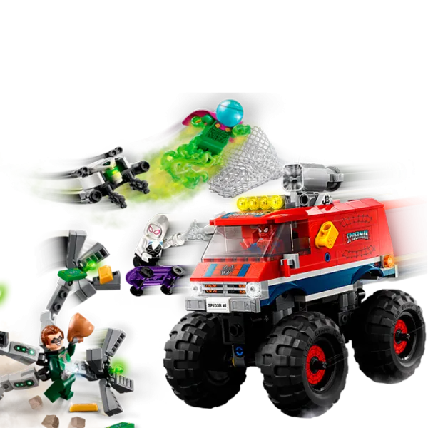 Детский конструктор LEGO Spider-Man's Monster Truck vs. Mysterio Транспорт/ Разноцветный photo 2