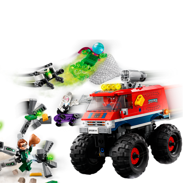 Детский конструктор LEGO Spider-Man's Monster Truck vs. Mysterio Транспорт/ Разноцветный photo 2