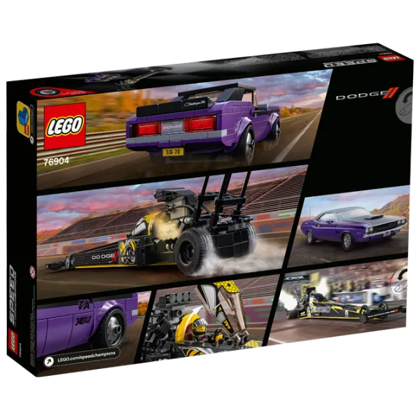 Детский конструктор LEGO Dodge SRT Dragster and 1970 Dodge Challenger Авто/ Разноцветный photo 3