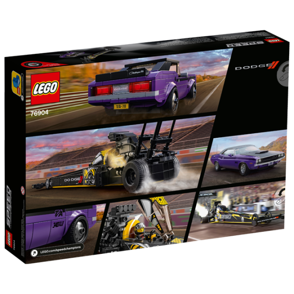 Детский конструктор LEGO Dodge SRT Dragster and 1970 Dodge Challenger Авто/ Разноцветный photo 3