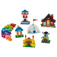 Constructor LEGO Bricks and Houses Casă/ White photo 3