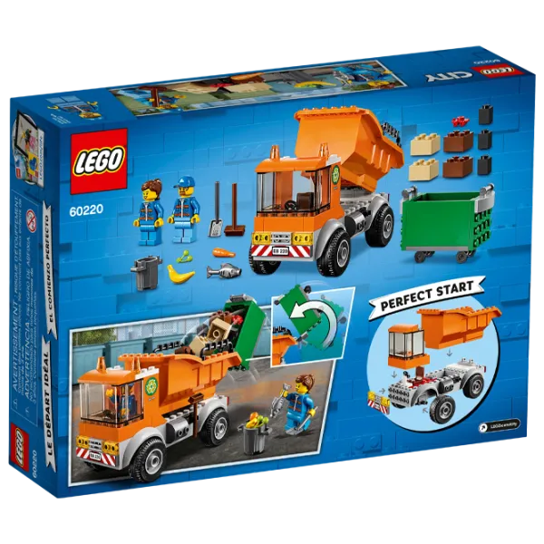 Конструктор LEGO Garbage Truck Мусоровоз/ Оранжевый photo 2