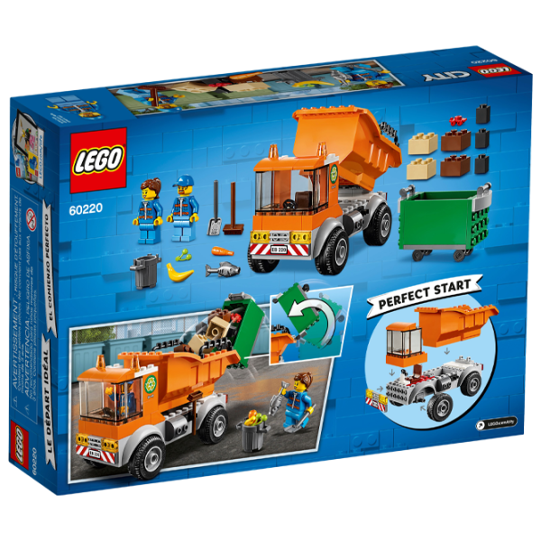Конструктор LEGO Garbage Truck Мусоровоз/ Оранжевый photo 2