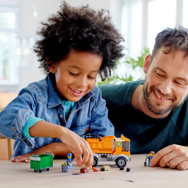 Конструктор LEGO Garbage Truck Мусоровоз/ Оранжевый photo 4