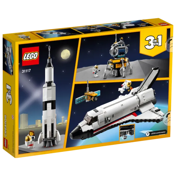 Конструктор LEGO Space Shuttle Adventure Космолёт/ Белый photo 5