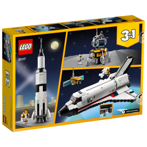 Конструктор LEGO Space Shuttle Adventure Космолёт/ Белый photo 5