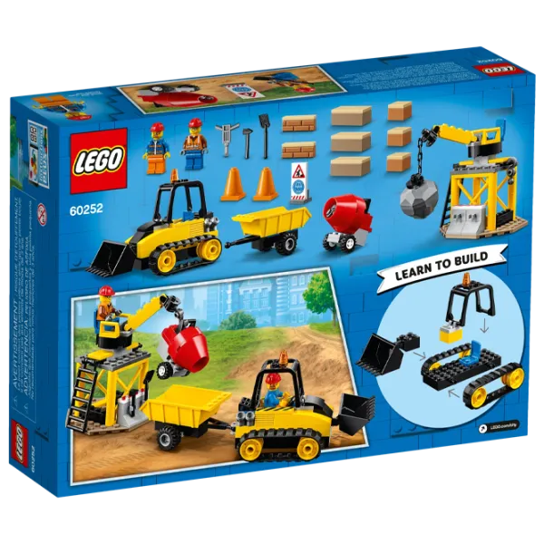 Детский конструктор LEGO Construction Bulldozer Строительный бульдозер/ Желтый photo 2