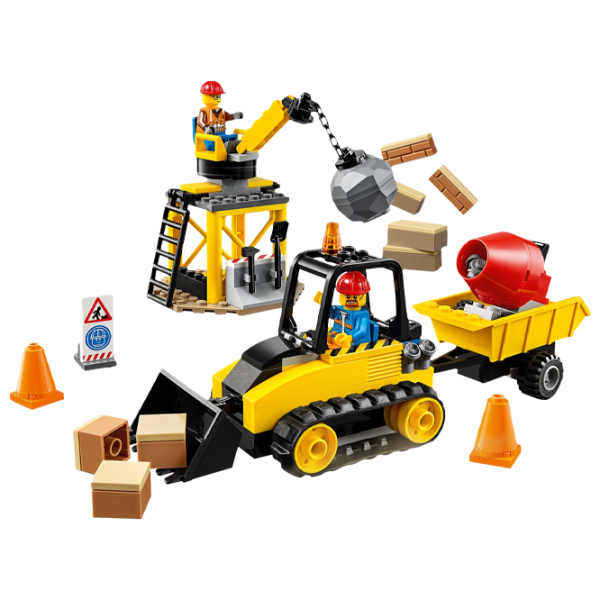 Детский конструктор LEGO Construction Bulldozer Строительный бульдозер/ Желтый photo 3