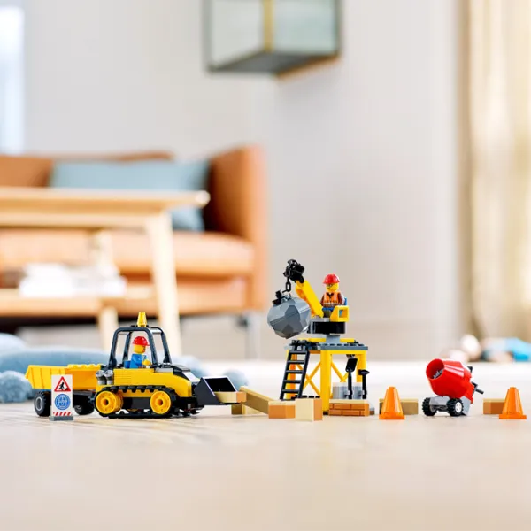 Детский конструктор LEGO Construction Bulldozer Строительный бульдозер/ Желтый photo 5