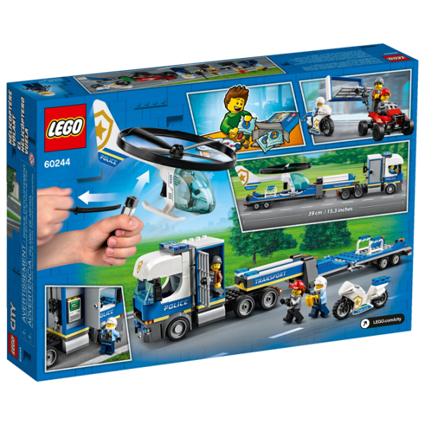 Детский конструктор LEGO Police Helicopter Transport Вертолет/ Синий photo 3