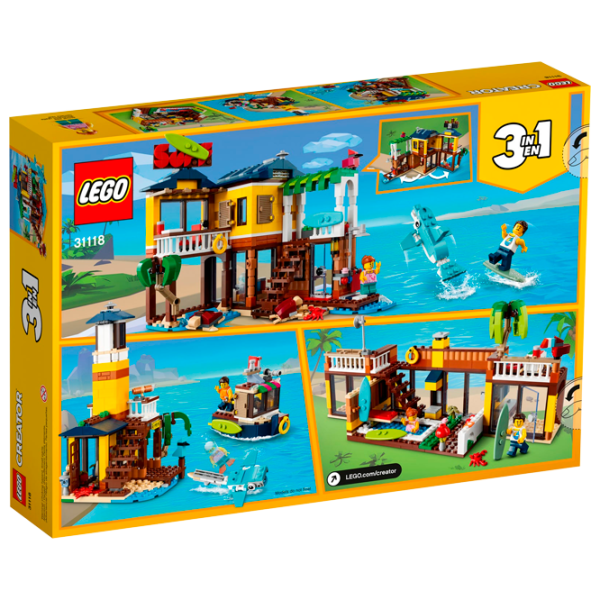 Конструктор LEGO Surfer Beach House Здание/ Разноцветный photo 4