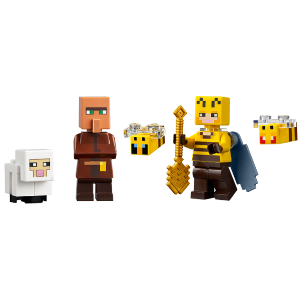 Детский конструктор LEGO The Bee Farm Пчелиная ферма/ Зелёный photo 4