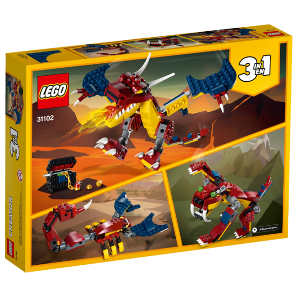 Конструктор LEGO Fire Dragon Дракон/ Красный photo 2