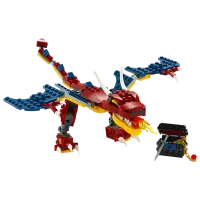 Constructor LEGO Fire Dragon Dragon/ Red photo 3