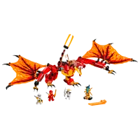 Constructor pentru copii LEGO Fire Dragon Attack Ninjago/ Multicolor photo 2