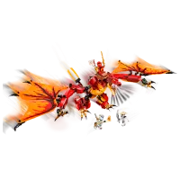Constructor pentru copii LEGO Fire Dragon Attack Ninjago/ Multicolor photo 3