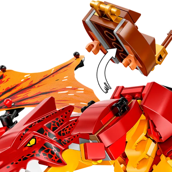 Детский конструктор LEGO Fire Dragon Attack Ниндзяго/ Разноцветный photo 4