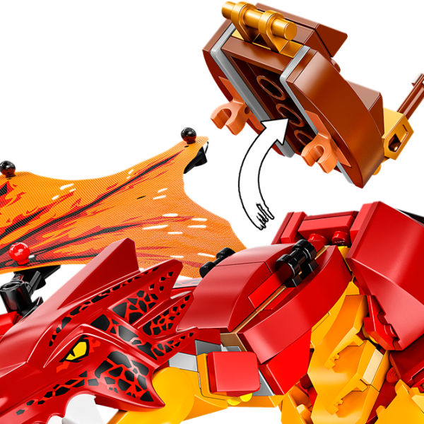 Детский конструктор LEGO Fire Dragon Attack Ниндзяго/ Разноцветный photo 4