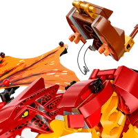 Constructor pentru copii LEGO Fire Dragon Attack Ninjago/ Multicolor photo 4