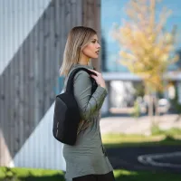 Rucsac pentru tabletă XD-Design Bobby Sling anti-theft 9.7"/ Black/ 4 l photo 14
