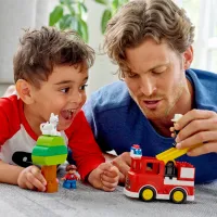 Constructor pentru copii LEGO Fire Truck Pompieri/ Red photo 4