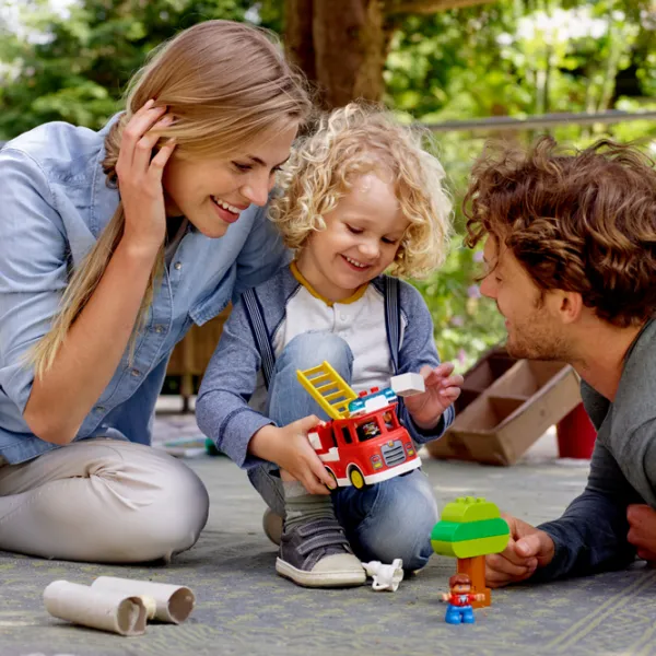 Детский конструктор LEGO Fire Truck Пожарные/ Красный photo 5